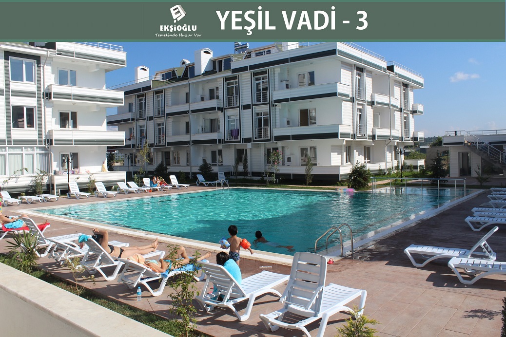 YEŞİL VADİ EVLERİ 3 EKŞİOĞLU İNŞAAT KARASU SATILIK YAZLIK HAVUZLU